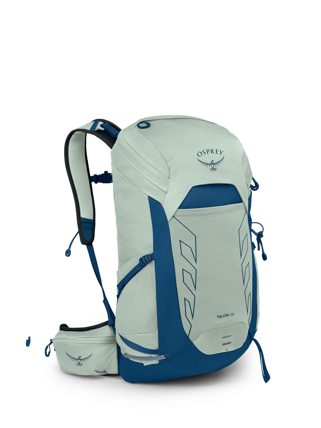 Osprey Talon 22L Men's Lightweight Hiking Backpack - Small Daypack for Travel & Camping, Black/Coal Grey