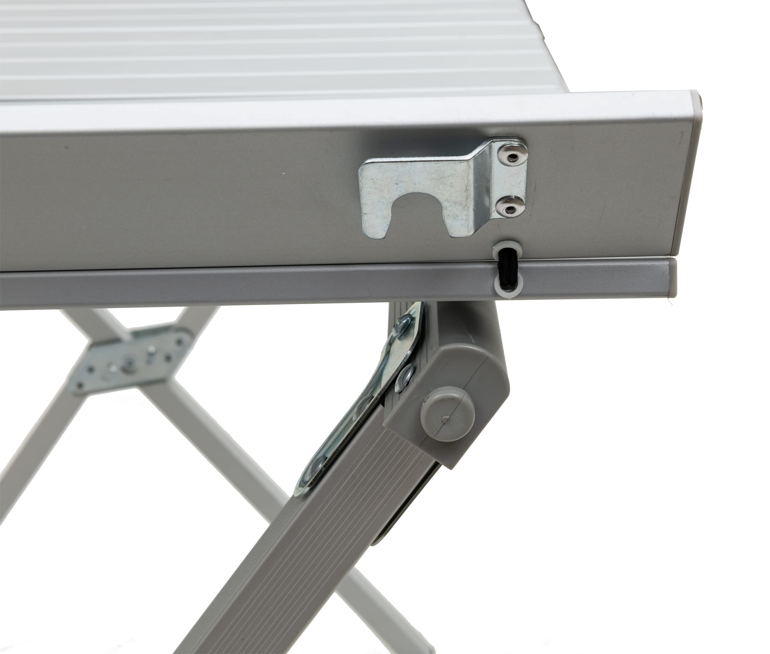 ALPS Mountaineering Folding Camping Table with Smooth Easy-to-Clean Roll Top and Sturdy and Lightweight Aluminum X Frame, Shoulder Carry Bag, 3 Sizes