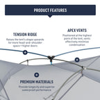 Sea to Summit Telos Ultralight, Freestanding Backpacking Tent