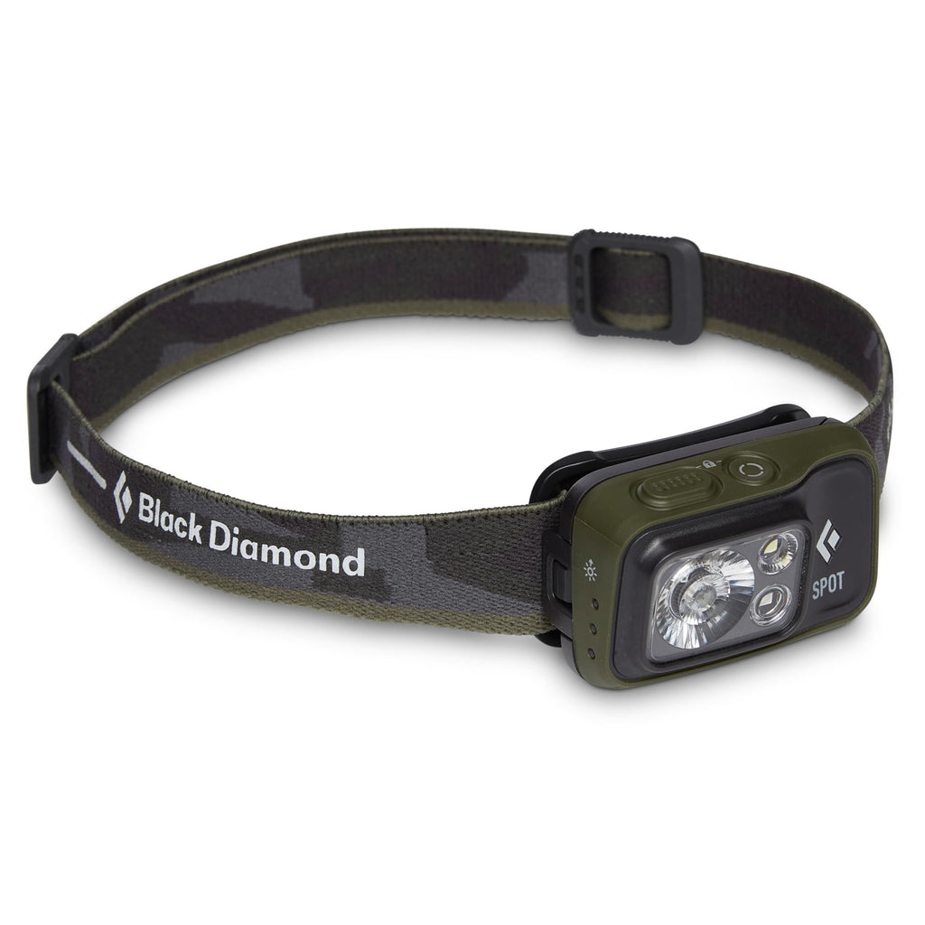 BLACK DIAMOND Spot 400 Headlamp | 400 Lumens Brightness, Dimmable | Waterproof & Durable | 3X AAA Battery Operated (Included) | Graphite