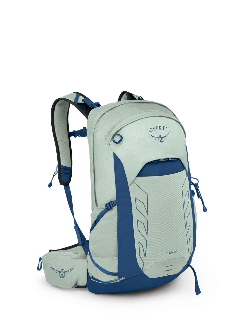 Osprey Talon 22L Men's Lightweight Hiking Backpack - Small Daypack for Travel & Camping, Black/Coal Grey