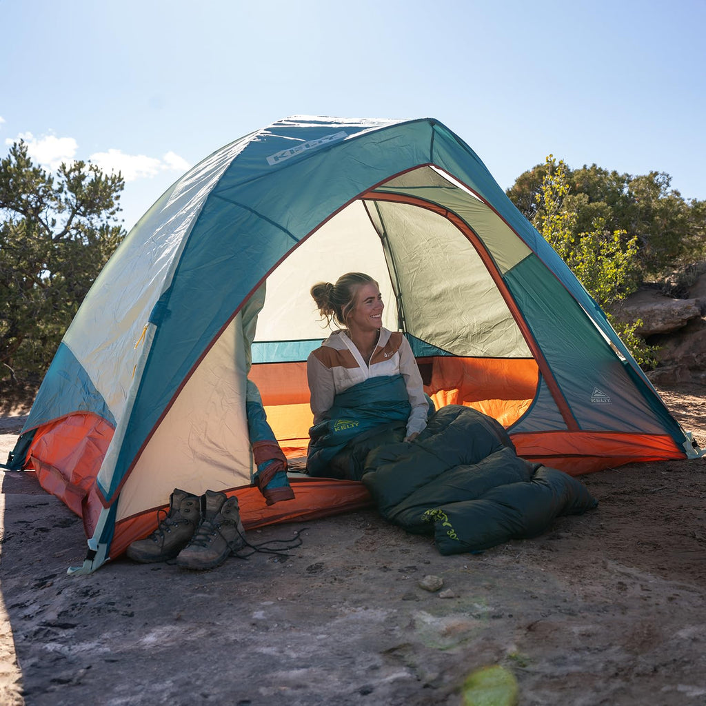 Kelty Discovery Basecamp Backpacking Tent, Camping Backpacking Shelter, Large Capacity, Fast Setup and Easy Tear Down, Stuff Sack Included