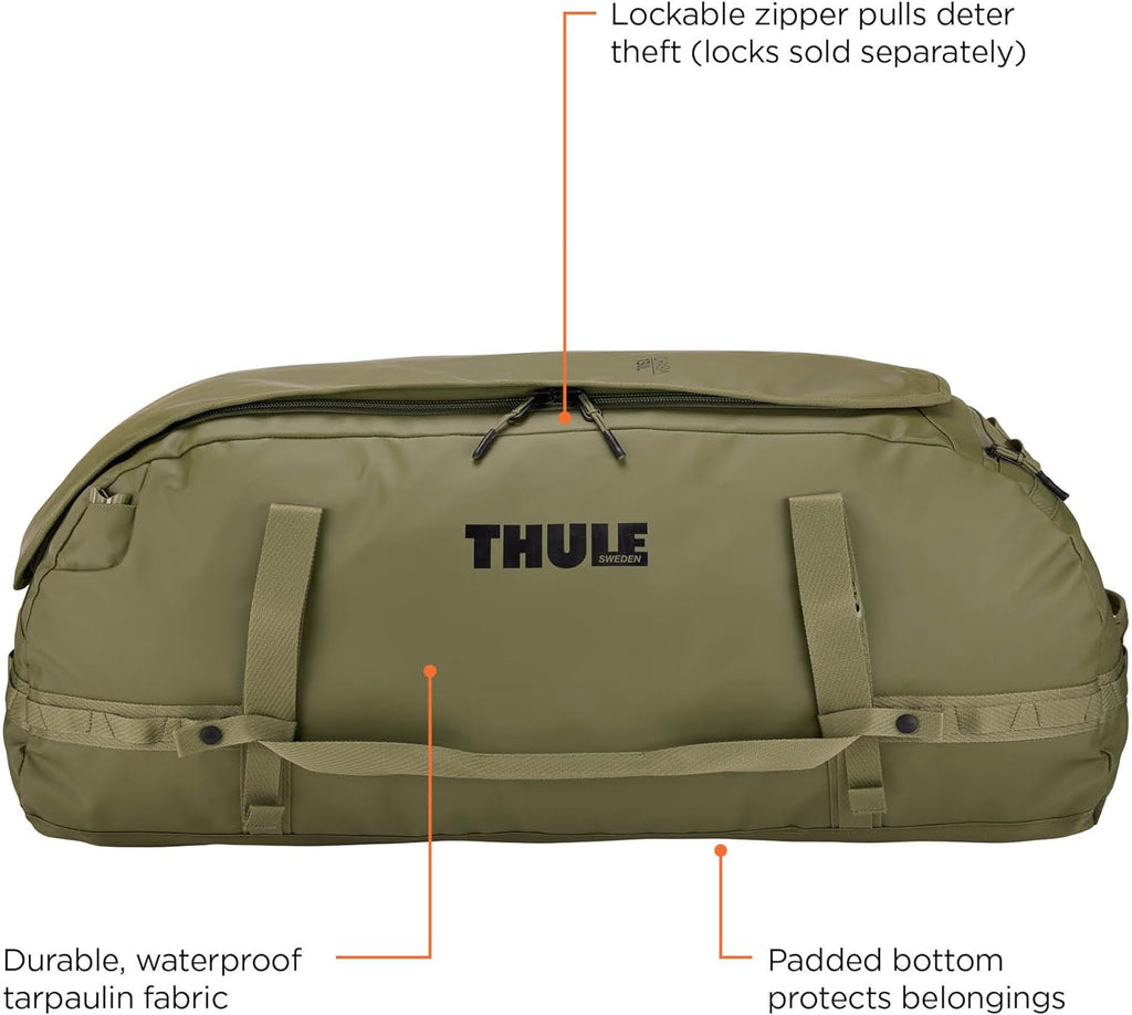 Thule Chasm Duffel bag, Weather-resistant materials, Easy packing, Converts to backpack, Internal pockets, Travel-ready