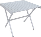 ALPS Mountaineering Folding Camping Table with Smooth Easy-to-Clean Roll Top and Sturdy and Lightweight Aluminum X Frame, Shoulder Carry Bag, 3 Sizes