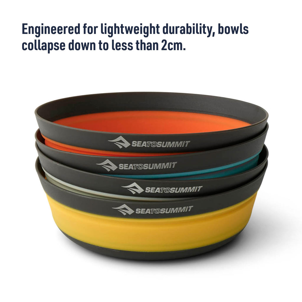 Sea to Summit Frontier Ultralight Collapsible Bowl, Medium (23 fl oz), Aqua Sea Blue