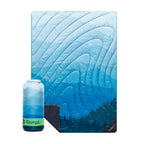 Rumpl Original Puffy 1-Person Blanket for Camping and Outdoors, Alpenglow