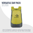 Sea to Summit Ultra-Sil Ultralight Day Pack, 20-Liter, HighRise Grey