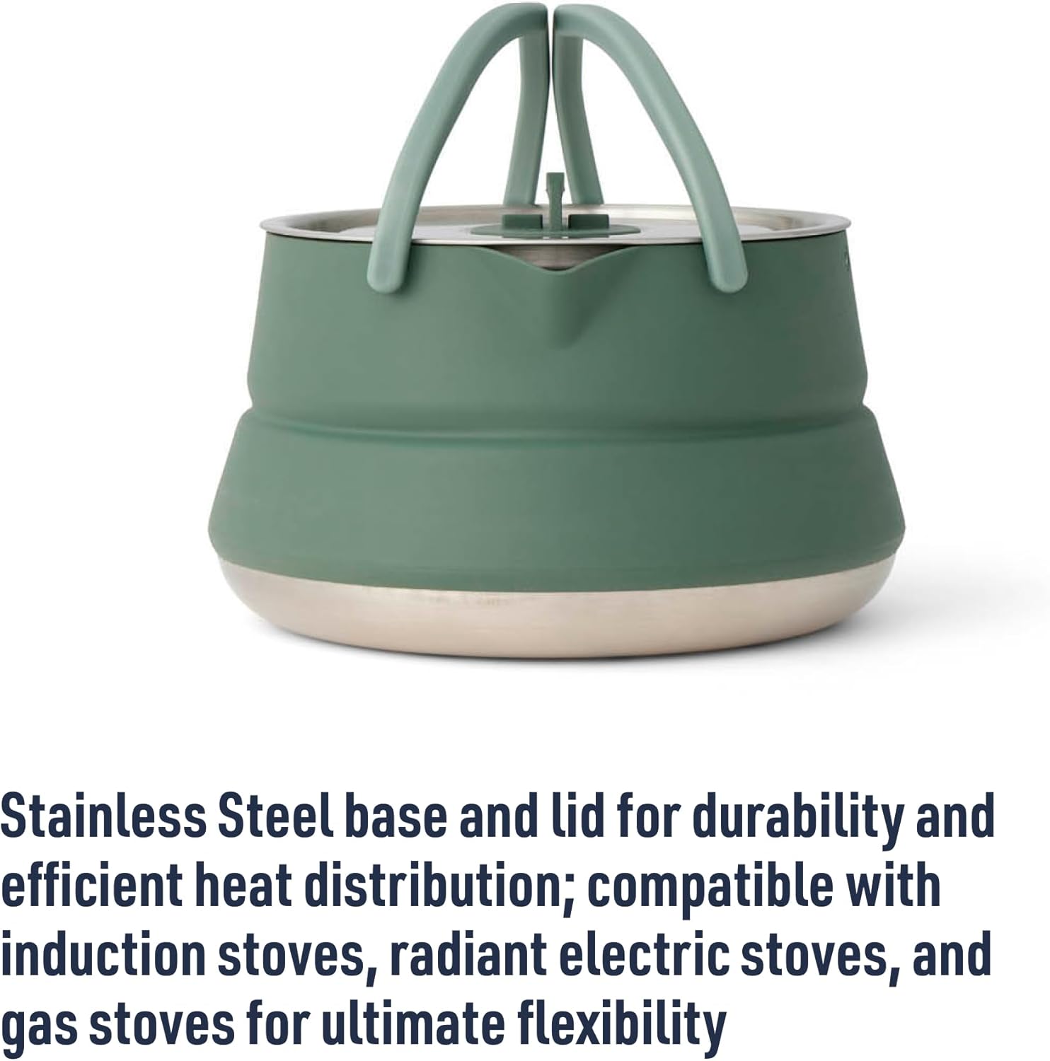 Sea to Summit Detour Stainless Steel 1.6 Liter Collapsible Camp Kettle