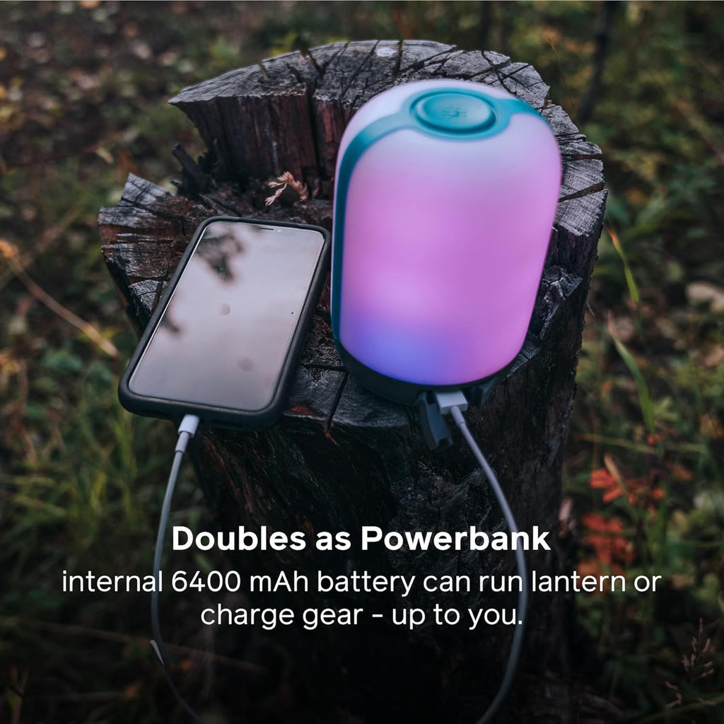 BioLite Alpenglow Multicolor USB Lantern with Rechargeable Battery and Charging Port, AlpenGlow 500
