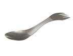 Light My Fire Titanium Spork Camping Spoon Fork Knife Combo Reusable Travel & Camping Utensils - Unbreakable Non-Toxic BPA Free Outdoor Backpacking Hiking Picnic Utensil, 1 Metal Spork