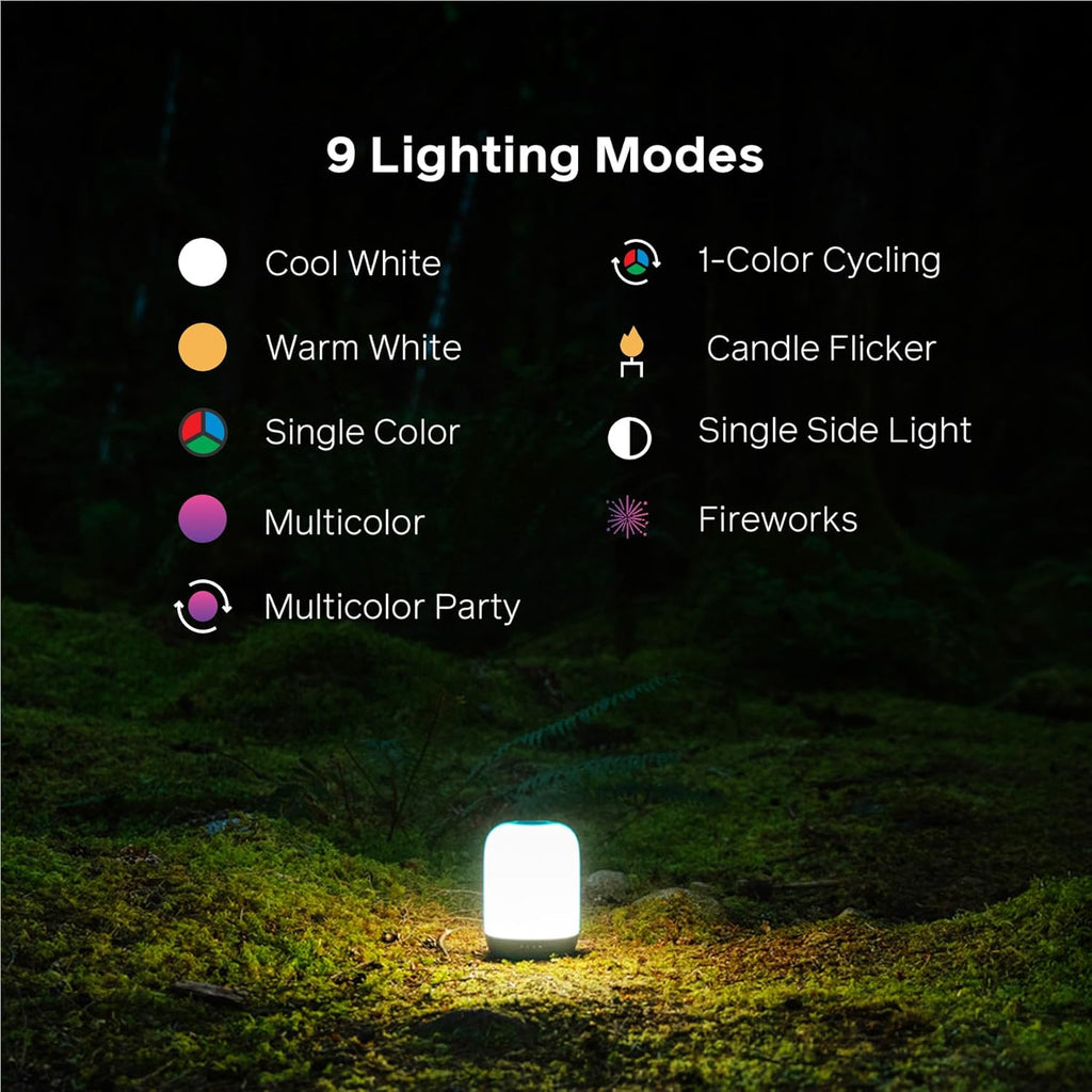 BioLite Alpenglow Multicolor USB Lantern with Rechargeable Battery and Charging Port, AlpenGlow 500