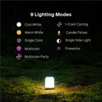 BioLite Alpenglow Multicolor USB Lantern with Rechargeable Battery and Charging Port, AlpenGlow 500