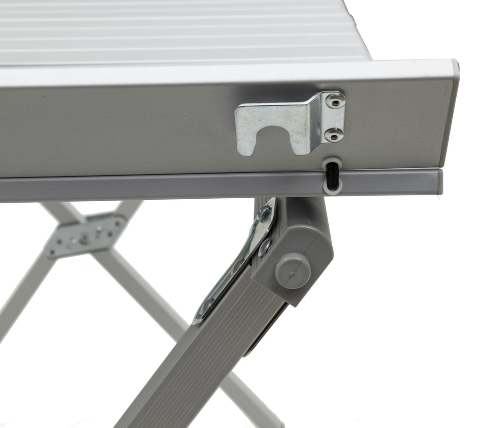 ALPS Mountaineering Folding Camping Table with Smooth Easy-to-Clean Roll Top and Sturdy and Lightweight Aluminum X Frame, Shoulder Carry Bag, 3 Sizes