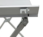 ALPS Mountaineering Folding Camping Table with Smooth Easy-to-Clean Roll Top and Sturdy and Lightweight Aluminum X Frame, Shoulder Carry Bag, 3 Sizes