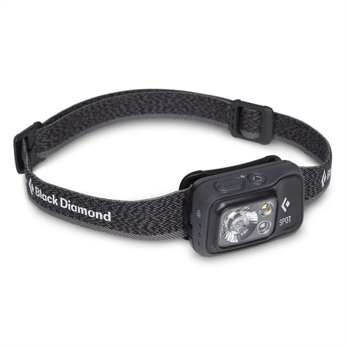BLACK DIAMOND Spot 400 Headlamp | 400 Lumens Brightness, Dimmable | Waterproof & Durable | 3X AAA Battery Operated (Included) | Graphite