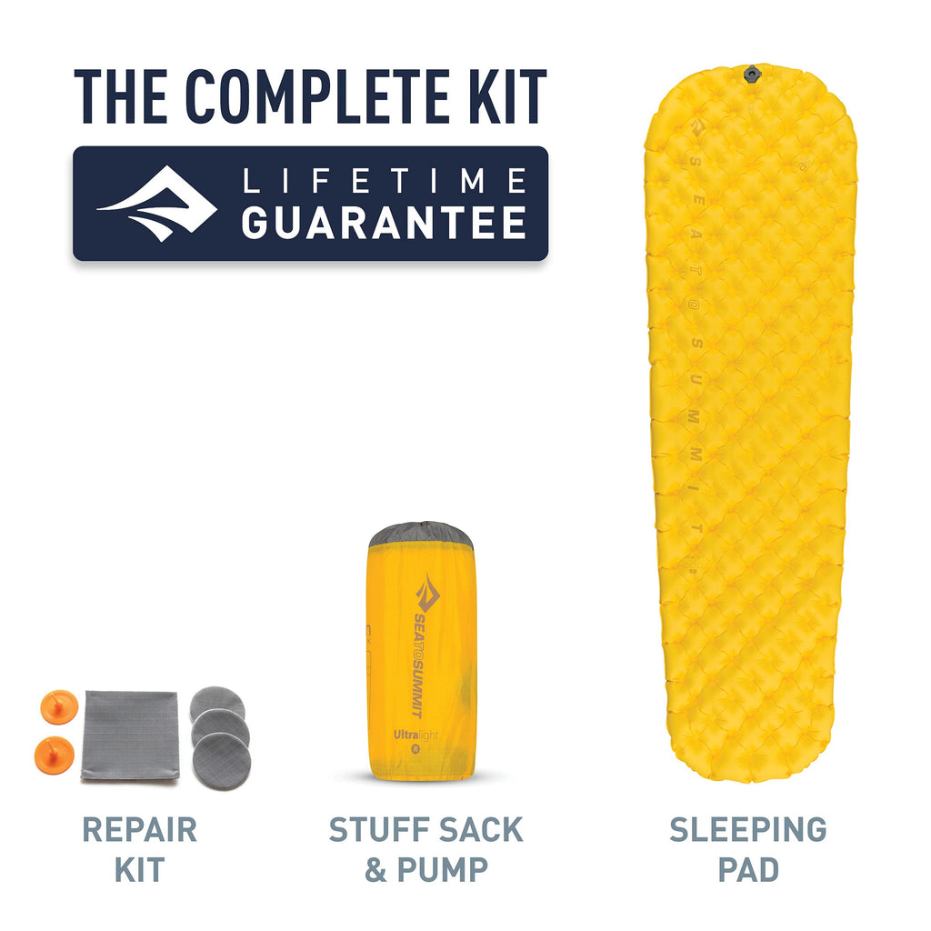 Sea to Summit Ultralight Backpacking Air Mattress, Regular (72 x 21.5 x 2 inches)