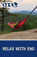 ENO - Eagles Nest Outfitters DoubleNest Hammock, Portable Hammock for Two, Red/Charcoal (FFP)