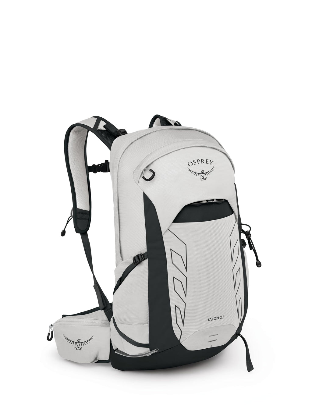 Osprey Talon 22L Men's Lightweight Hiking Backpack - Small Daypack for Travel & Camping, Black/Coal Grey