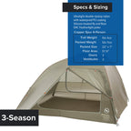 Big Agnes Copper Spur HighVolume Ultralight Backpacking and Camping Tent