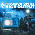 BLACK DIAMOND Spot 400 Headlamp | 400 Lumens Brightness, Dimmable | Waterproof & Durable | 3X AAA Battery Operated (Included) | Graphite