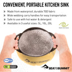Sea to Summit Collapsible Camp Kitchen Sink, 5 Liter (v1)