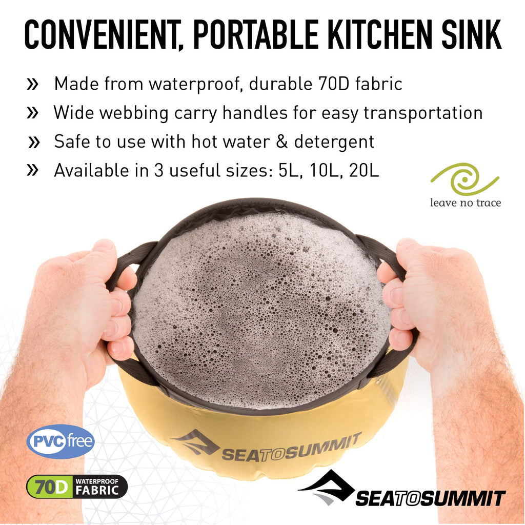Sea to Summit Collapsible Camp Kitchen Sink, 5 Liter (v1)