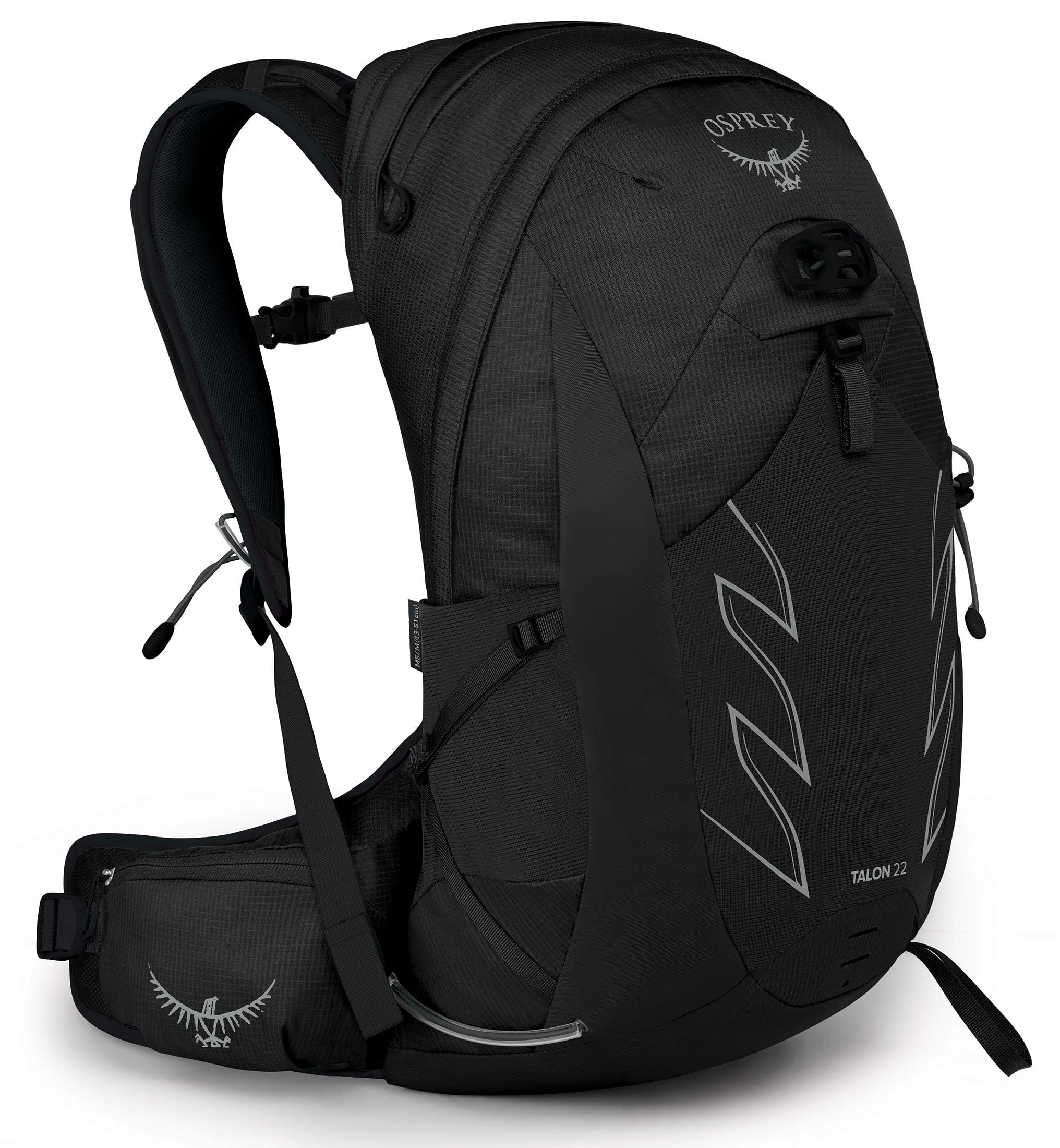 Osprey Talon 22L Men's Hiking Backpack with Hipbelt, Ceramic Blue, L/XL