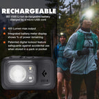 BLACK DIAMOND Spot 400 Headlamp | 400 Lumens Brightness, Dimmable | Waterproof & Durable | 3X AAA Battery Operated (Included) | Graphite