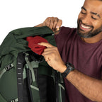 Osprey Talon 22L Men's Lightweight Hiking Backpack - Small Daypack for Travel & Camping, Black/Coal Grey