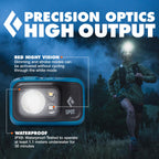 BLACK DIAMOND Spot 400 Headlamp | 400 Lumens Brightness, Dimmable | Waterproof & Durable | 3X AAA Battery Operated (Included) | Graphite