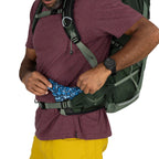 Osprey Talon 22L Men's Lightweight Hiking Backpack - Small Daypack for Travel & Camping, Black/Coal Grey