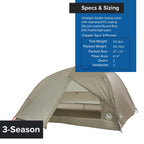 Big Agnes Copper Spur HighVolume Ultralight Backpacking and Camping Tent