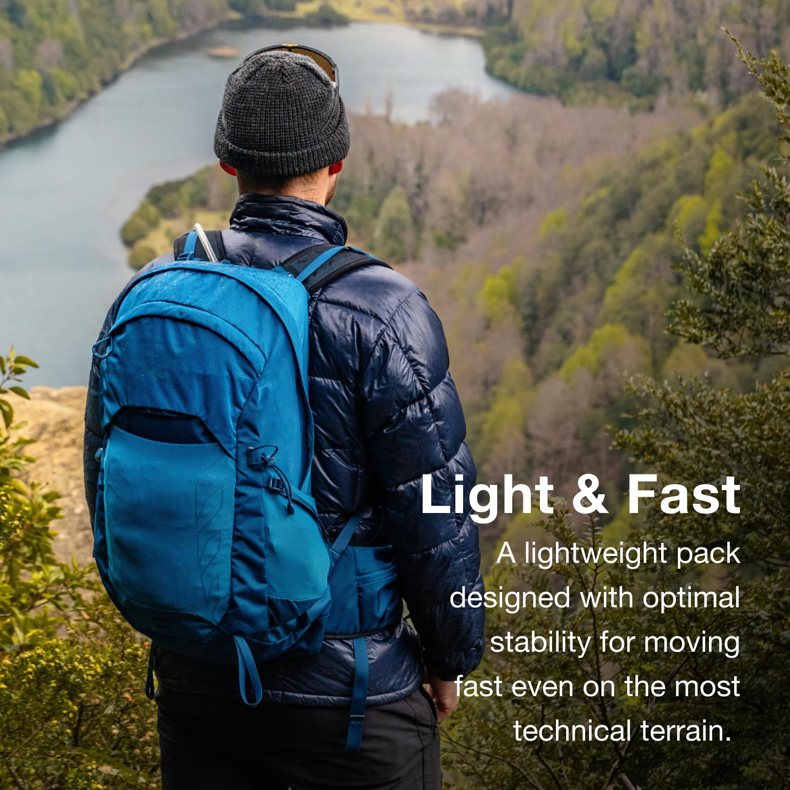 Osprey Talon 22L Men's Lightweight Hiking Backpack - Small Daypack for Travel & Camping, Black/Coal Grey