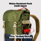 Topo Designs Rover Pack Classic - Daily Daypack for Commutes, Day Trips, Hikes, Iconic Denver Design, PFAS-Free, Fair Trade, BlueSign Backpack (Khaki/Black)
