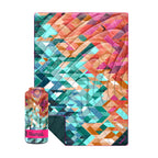 Rumpl Original Puffy 1-Person Blanket for Camping and Outdoors, Alpenglow