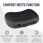 Sea to Summit Aeros Premium Inflatable Travel Pillow, Regular, Lime