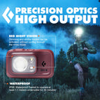 BLACK DIAMOND Spot 400 Headlamp | 400 Lumens Brightness, Dimmable | Waterproof & Durable | 3X AAA Battery Operated (Included) | Graphite