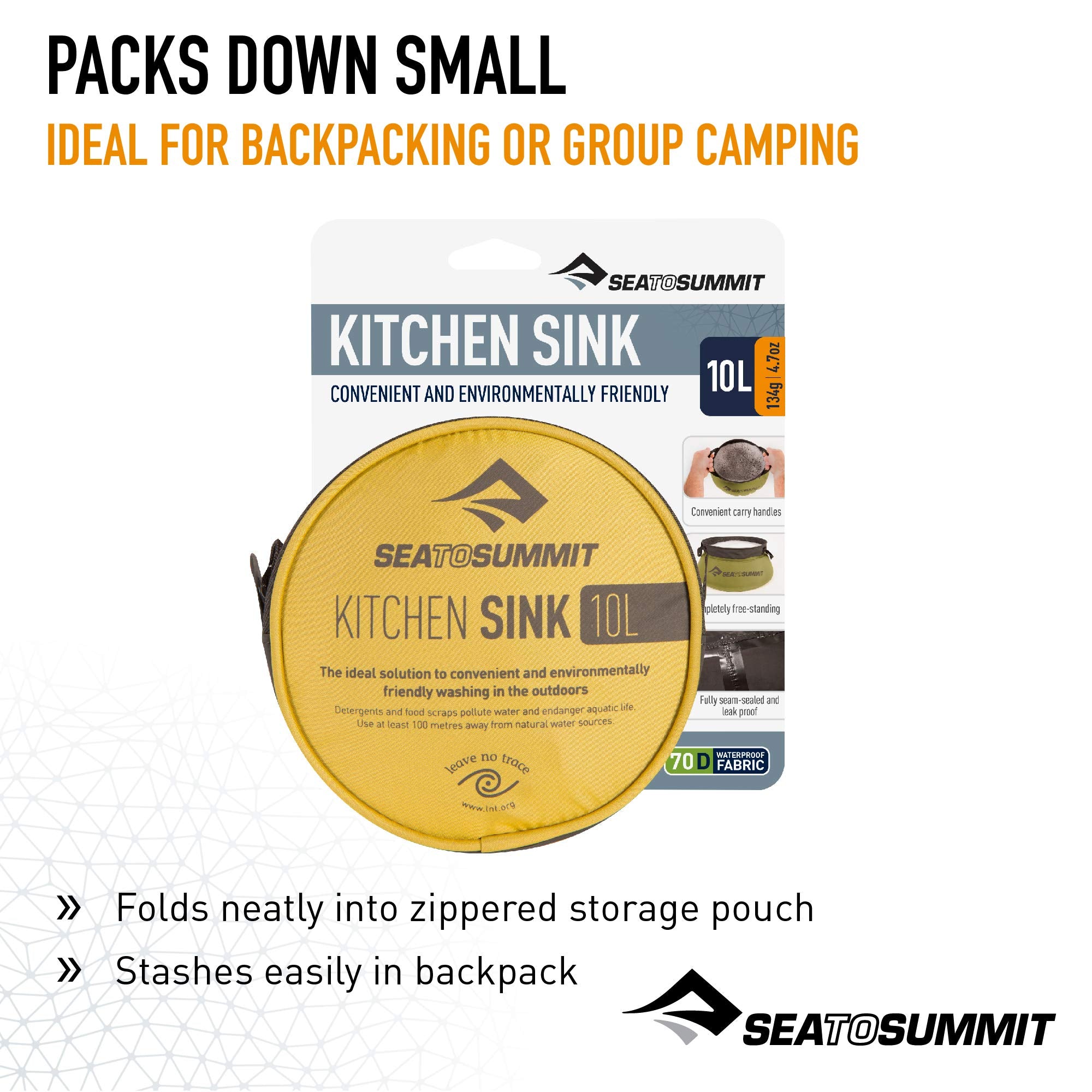 Sea to Summit Collapsible Camp Kitchen Sink, 5 Liter (v1)