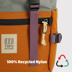 Topo Designs Rover Pack Classic - Daily Daypack for Commutes, Day Trips, Hikes, Iconic Denver Design, PFAS-Free, Fair Trade, BlueSign Backpack (Khaki/Black)