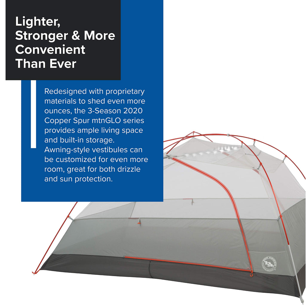 Big Agnes Copper Spur HighVolume Ultralight Backpacking and Camping Tent