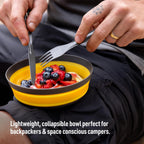 Sea to Summit Frontier Ultralight Collapsible Bowl, Medium (23 fl oz), Aqua Sea Blue