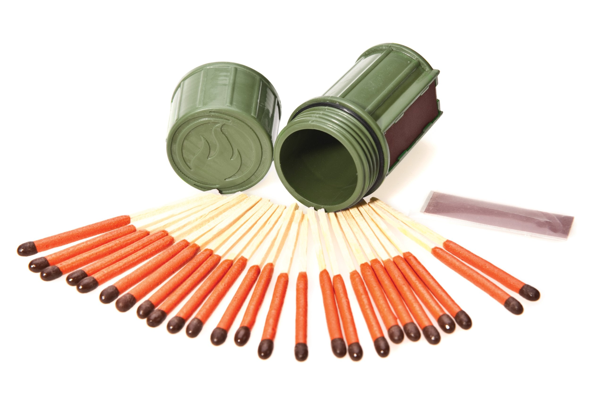 UCO Stormproof Match Kit with Waterproof Case, 25 Stormproof Matches and 3 Strikers