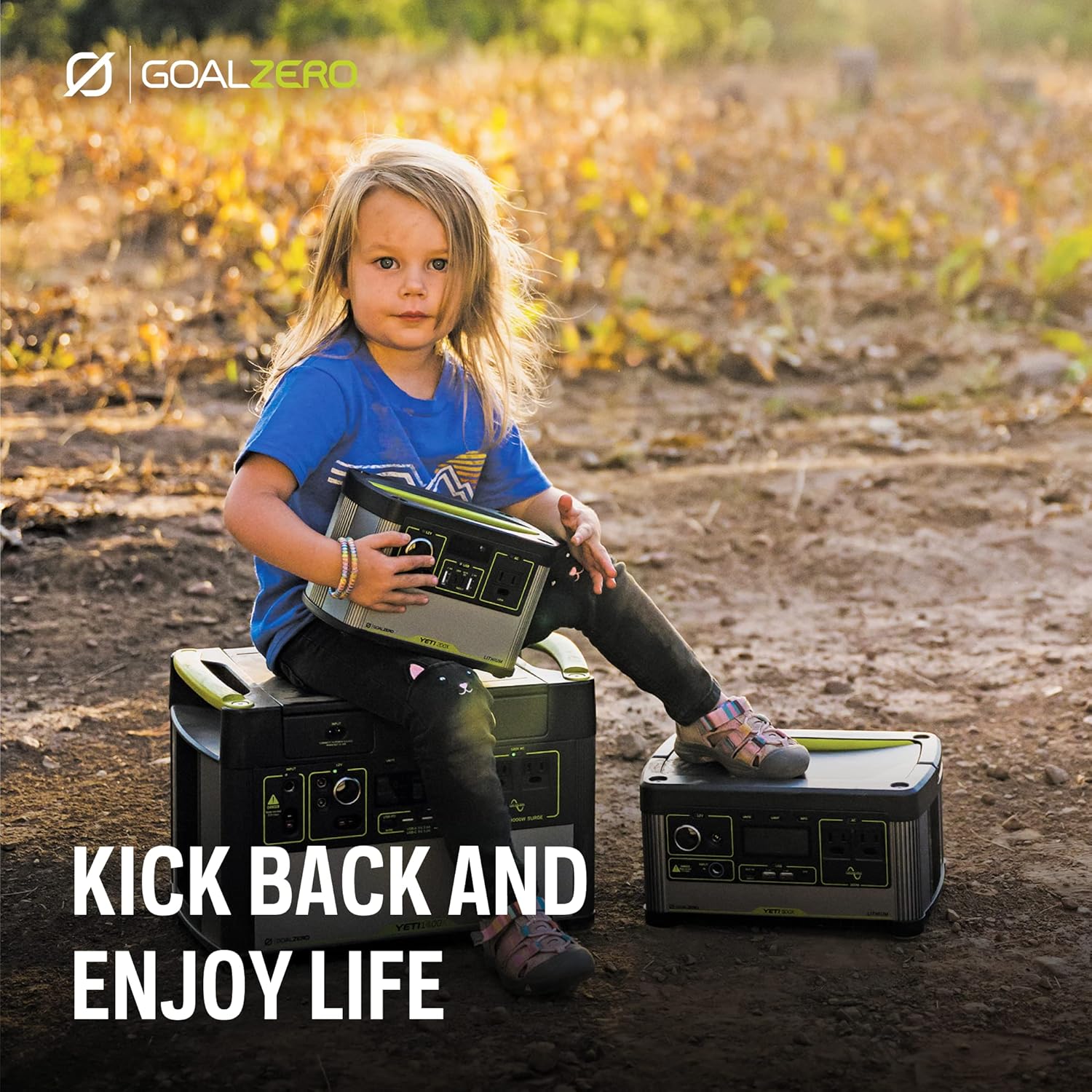 Goal Zero Yeti Portable Power Station - Yeti 200X w/ 187 Watt Hours Battery Capacity, USB Ports & AC Inverter - Solar Generator for Camping, Travel, Outdoor