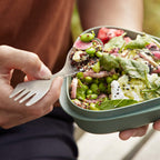 Light My Fire Titanium Spork Camping Spoon Fork Knife Combo Reusable Travel & Camping Utensils - Unbreakable Non-Toxic BPA Free Outdoor Backpacking Hiking Picnic Utensil, 1 Metal Spork