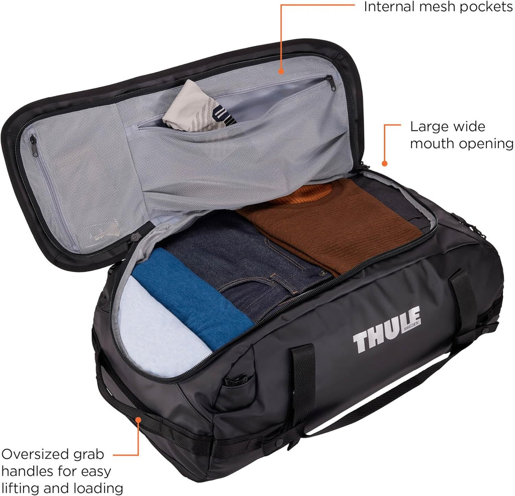 Thule Chasm Duffel bag, Weather-resistant materials, Easy packing, Converts to backpack, Internal pockets, Travel-ready