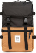 Topo Designs Rover Pack Classic - Daily Daypack for Commutes, Day Trips, Hikes, Iconic Denver Design, PFAS-Free, Fair Trade, BlueSign Backpack (Khaki/Black)