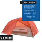 Big Agnes Copper Spur HighVolume Ultralight Backpacking and Camping Tent