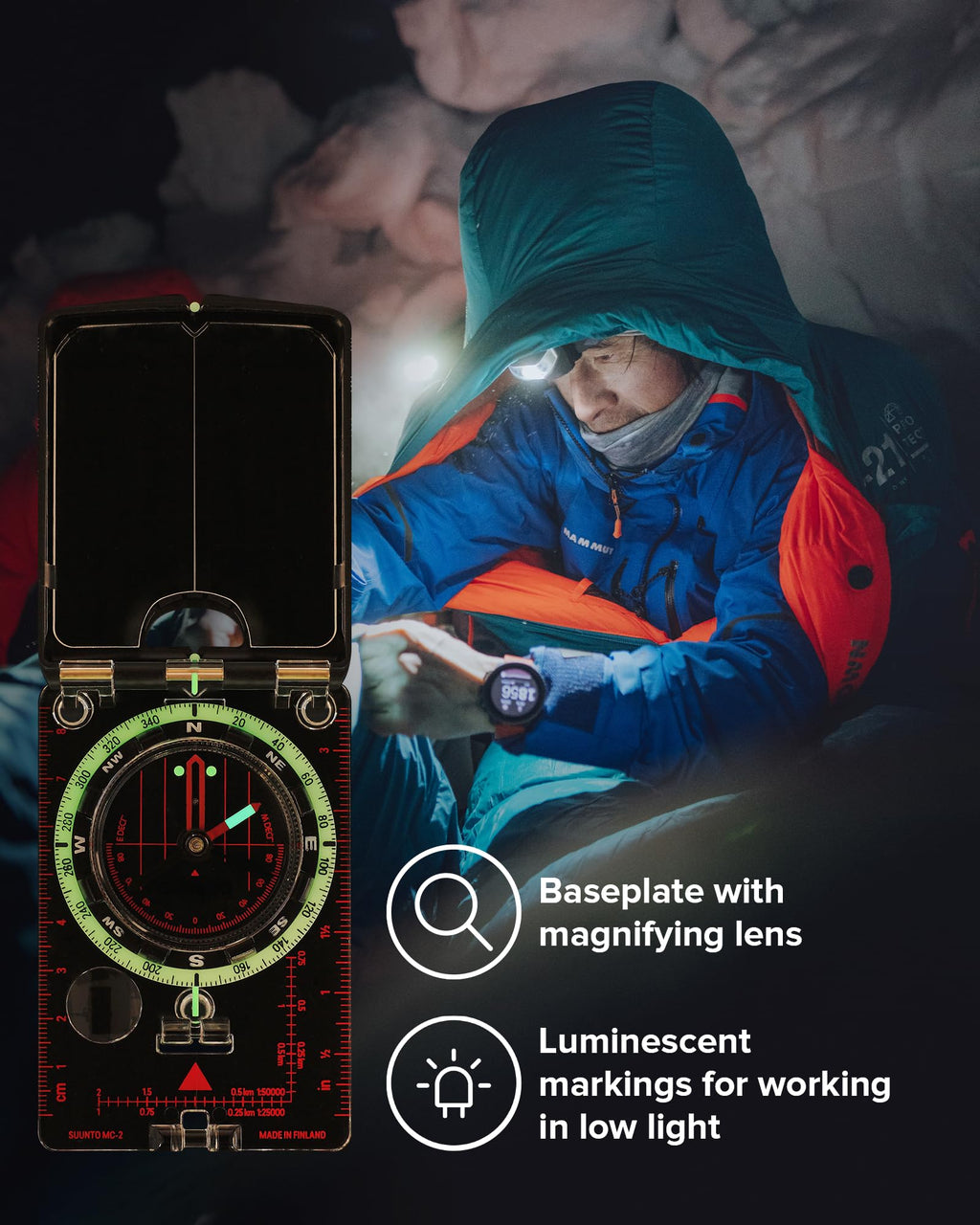 SUUNTO MC-2 Compass: Top-of-The-line Compass for Professionals & serious Hikers