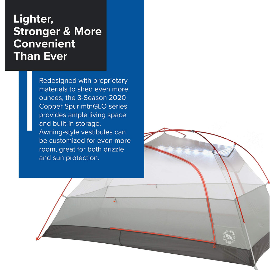 Big Agnes Copper Spur HighVolume Ultralight Backpacking and Camping Tent