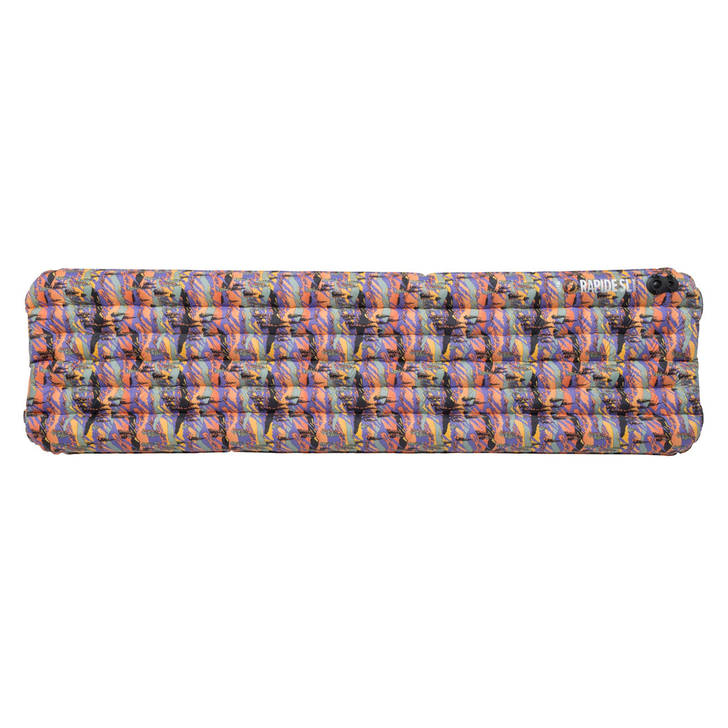 Big Agnes Rapide SL - Insulated Sleeping Pad, Ultralight, All Season Compact Backpacking and Hiking, Pumphouse Sack Included, Orange, 20x72 Regular